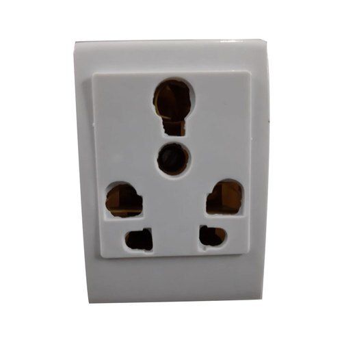 Heavy Duty Long Durable And Light Weight Plastic Electric White Plug Socket