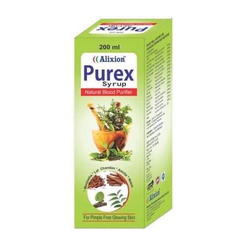 Purex Natural Ayurvedic Medicine Blood Purifying Syrup For Pimple Free Glowing Skin