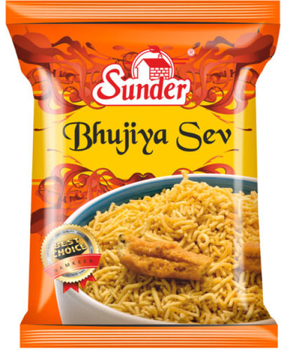 Sunder Besan Bhujiya Sev 20g Packet with 6 Months of Shelf Life