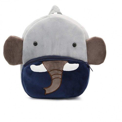 Zipper Closure Type Nylex Fabric Soft Elephant Toy Bag With 2 Straps