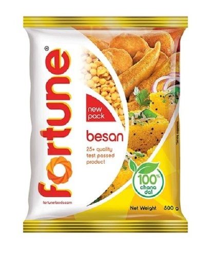 100% Natural And Fresh Healthy Chana Dal Fortune Besan With 500g Pack