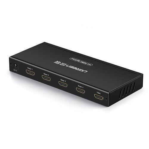 Silver Female Connector Type And Metal Easy To Use Hdmi Splitter 1 In 4 Out 4K