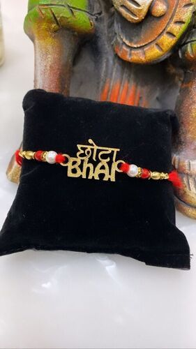 Breathable Handcrafted Chota Bhai Fancy Rakhi For Rakshabandhan