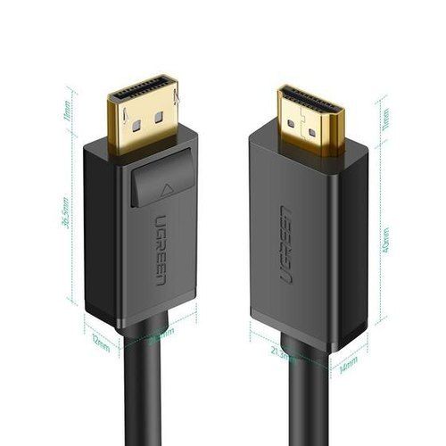 Plastic High Design And Premium Grade Water Proof Ugreen 10202 Dp To Hdmi Cable 4K