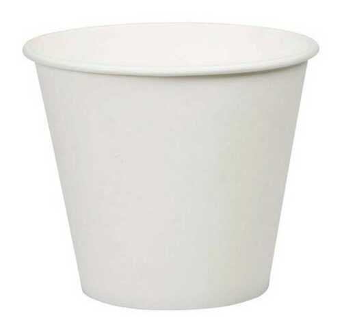 Lightweight Single Wall White Paper Cup For Tea And Coffee