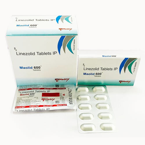 MAOLID-600 Linezolid 600 MG Antibiotic Tablet, 10x1x10 Alu Alu