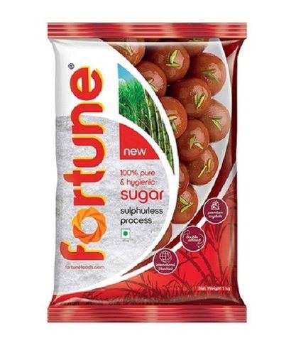 Not Artificial Flavor Refined Processing Fortune Sulphurless Sugar With 1 Kg Pack