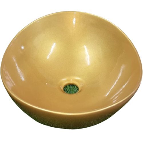 Almighty Art - Oval Polished Ceramic Bathroom Wash Basin, Eco Friendly Design, Scratch Resistant, Easy to Install, Longer Functional Life