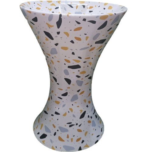 Almighty Art - Ceramic Standing Wash Basin 18x13 Inch , Scratch Resistant, Easy to Clean, Long Life Span, Trendy Printed Design
