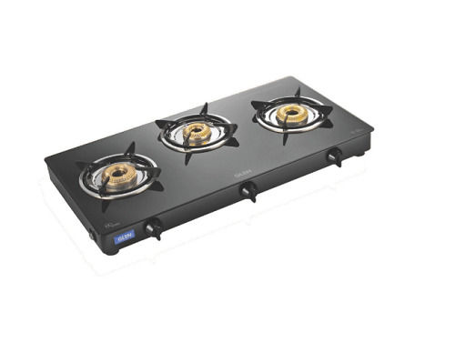 Rust Proof Stainless Steel Three Burner Gas Stove For Kitchen