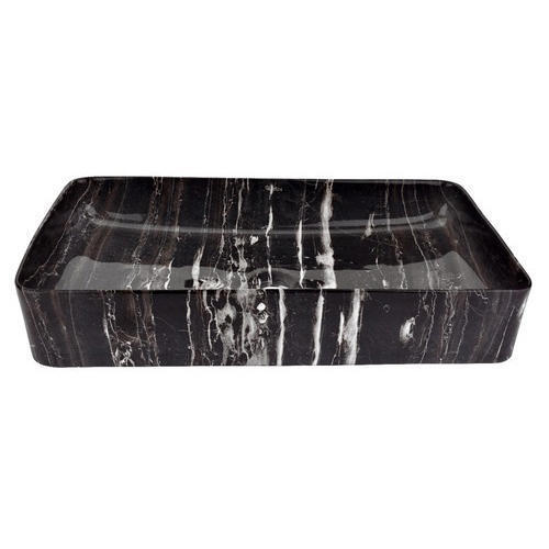 Ceramic Wash Basin - Square Shape Polished Finish | Easy Installation Crack Proof Scratch Resistant Elegant Design