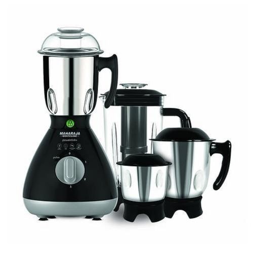 Black Stainless Steel 750 Watts Power Click Plus Mixer Grinder With Capacity 2 Liters