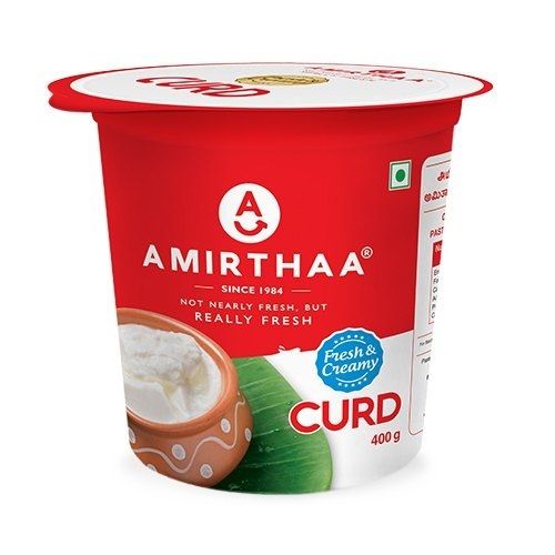 Amirthaa Fresh And Creamy Curd 400gram Pack