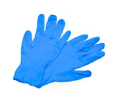 Blue Rubber Surgical Hand Gloves