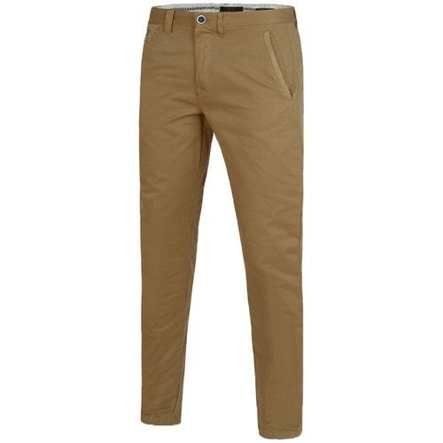 Walnut Brown PlainSolid Premium Cotton Pant For Men