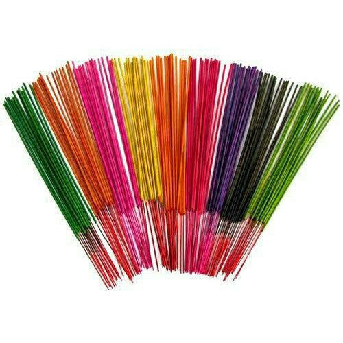 Silver Easy To Use Fresh Fragrance Multicolor Bamboo Aromatic Perfumed Incense Sticks