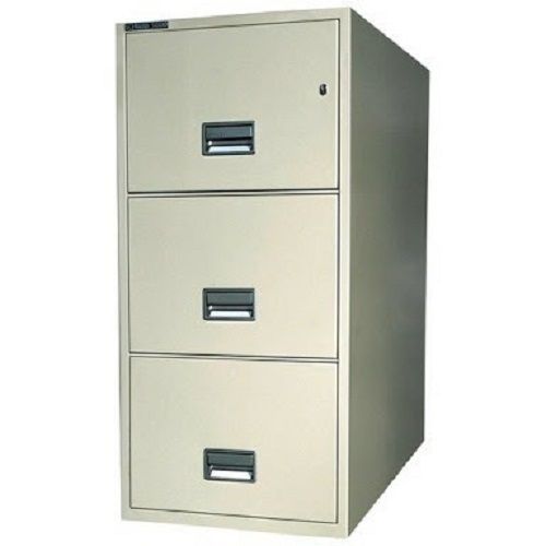 Free Standing 1 Cabinet With 3 Drawer Modern Painted File Cabinet  No Assembly Required