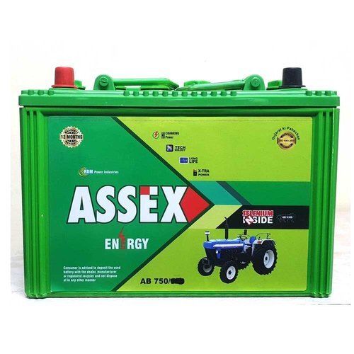 Heat Resistant Rectangular Tractor Batteries Net Weight: 27  Kilograms (Kg)