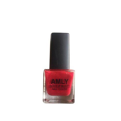 Shining Surface Non Sticky Dark Red Nail Paint With Size 10ml Bottle