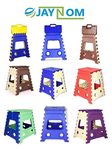 Super Strong Folding Step Plastic Stool With 90 Kilograms Load Capacity