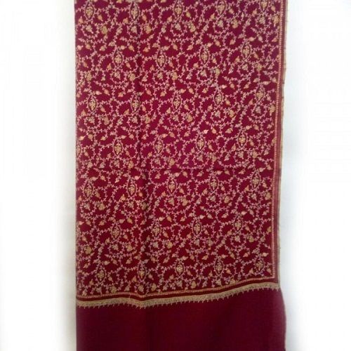 Wedding Wear Lightweight Embroidered Pure Pashmina Winter Shawls For Ladies