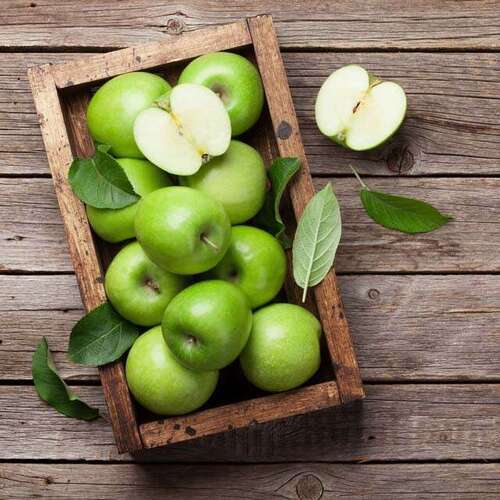 Chemical Free Sweet Delicious Rich Natural Taste Green Fresh Apples