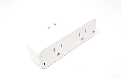 Plastic Body Electrical Two Sockets And 3 Pin Extension Boards 