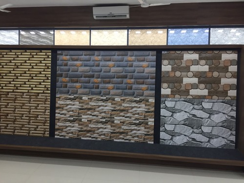 Pvc Rectangular Shape Multicolor Elevation Tiles, Acid Resistance 300X450 Mm