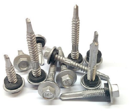 Silver Resistant To Abrasion Stainless Steel Hex Screw