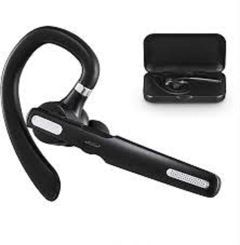 Wireless Earbuds - Plastic Material, Standard Size, Black Color | Lightweight, Shock and Heat Resistance, HD Sound Audio with Ultra Noise-Canceling Microphone, Soft Ear Tip for Comfortable Fit, Quick Charge