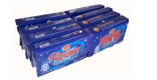 White Blue Detergent Bar For Clean And Remove Stains From Clothes