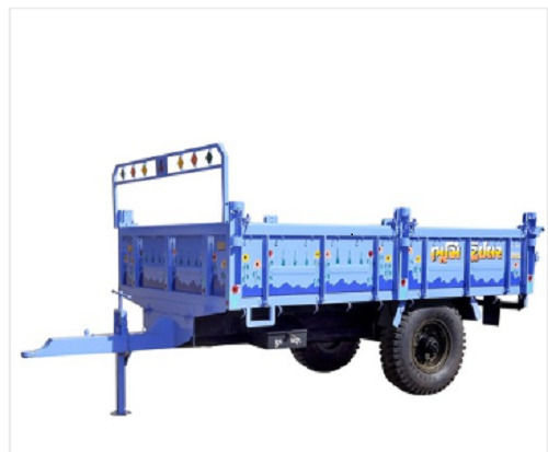 Four Wheeler Rugged Construction Transporting Agricultural Inputs Hydraulic Tractor Trailer 