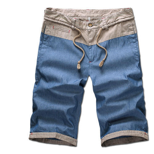 Multi Color Knee Length And Regular Fit Casual Wear Men'S Denim Shorts 