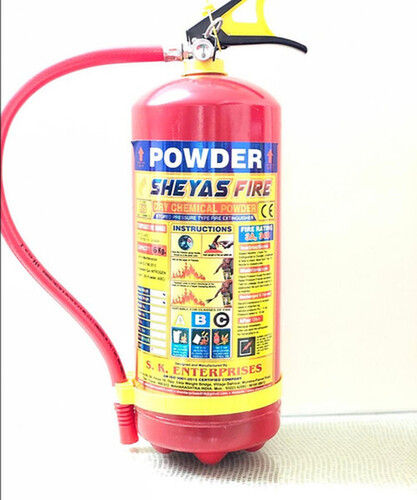 Ruggedly Constructed Leak Resistance Color Coated 4 Kg ABC Fire Extinguisher