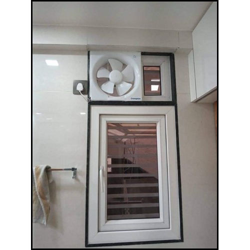 White Fixed Louver Windows