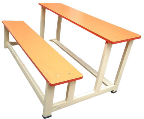 3 Foot Highly Malleable Iron And Termite Resistance Wooden Dual Desk