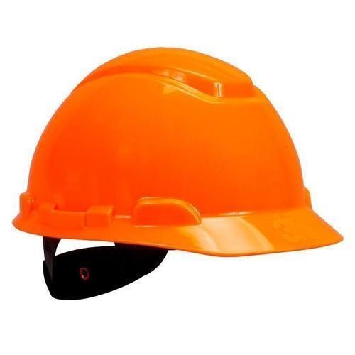 Plastic Comfortable Orange Industrial Safety Helmet