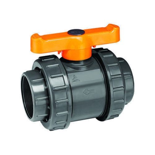 Portable Durable Long Lasting Grey Color PVC Union Ball Valve