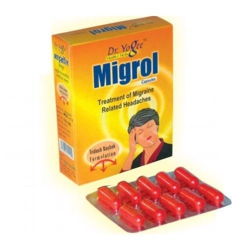 Migrol Capsules General Medicine Pack Of 10 Suitable For All Age Group