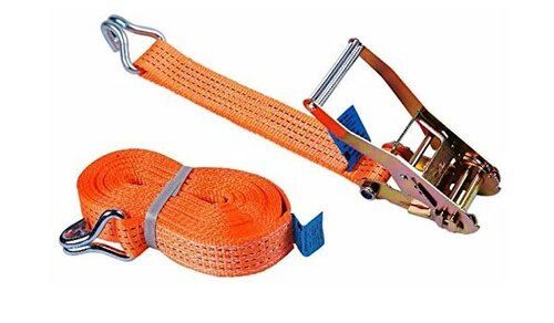 Consume Less Power Orange Polyester Ratchet Cargo Lashing Belt 10 Meter