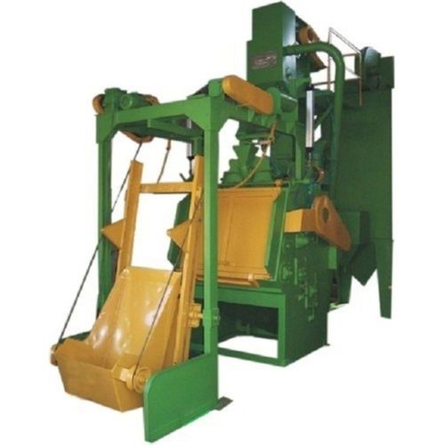 Green Sturdy Construction Airless Shot Blasting Machine