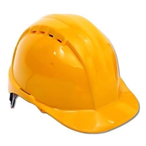 Unbreakable Yellow Plastic Safety Helmet For Construction Usage: Industrial