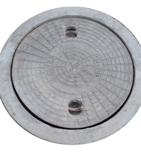 18 Mm Thick and Round Shape Concrete Reinforced Cement Manhole Cover