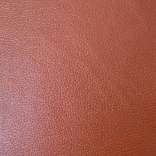 Anti Wrinkle Plain Brown Rexine Fabric