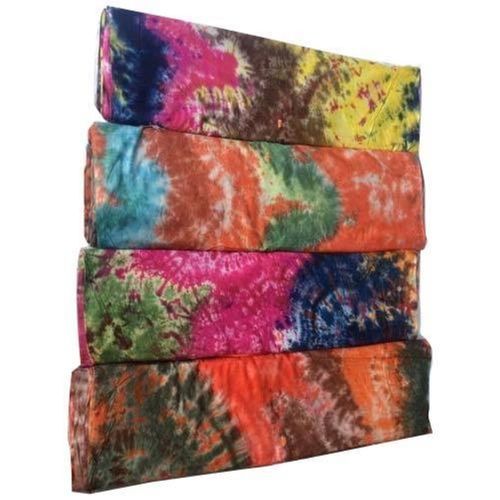 Multicolor Latest Design Printed Soft Rayon Tie Dye Fabric, 35-36 Inches Width For Garments