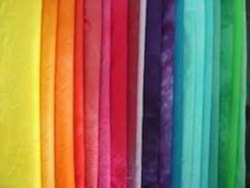 Rayon Cotton Fabric, Plain/Solids, Multicolour at best price in Surat