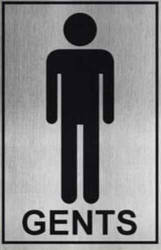 Gents Toilet Sign Board Template Postermywall 44 Off 