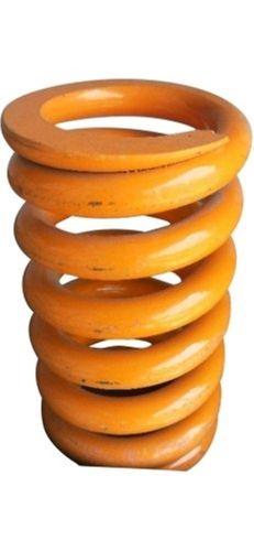 Yellow Round Painted Surface Mild Steel Compression Spring Washer For Industrial Usage