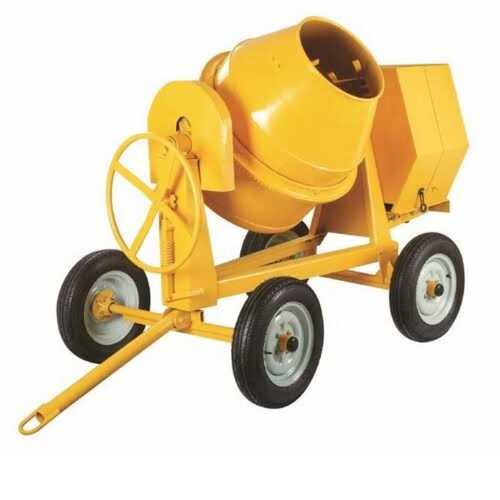 Semi Automatic Yellow Metal Construction Concrete Mixers Machine