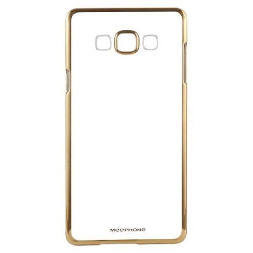 Long Lasting Durable Transparent Golden Border Mobile Back Cover